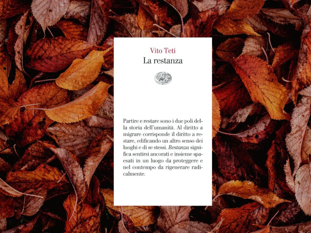 Libro La restanza